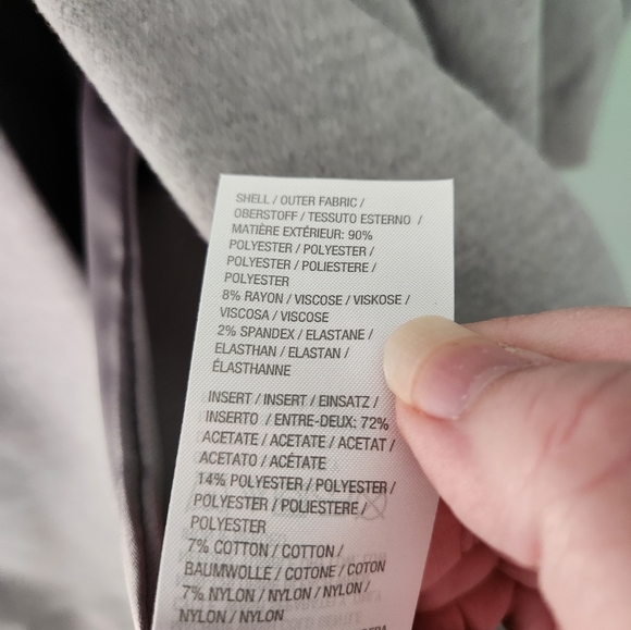 ⭕️ PRICE FIRM NWOTS H by Halston Gray Cozy Soft Size 12 Coat - Picture 4 of 5